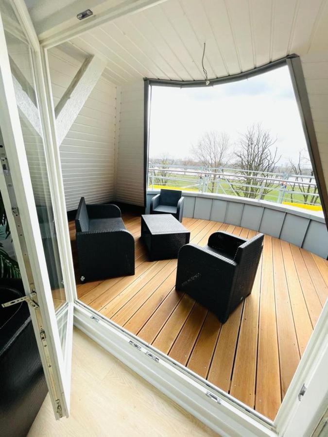 Апартаменти Luxury Rooftop Loft With River View 10Min To City Дюссельдорф Екстер'єр фото